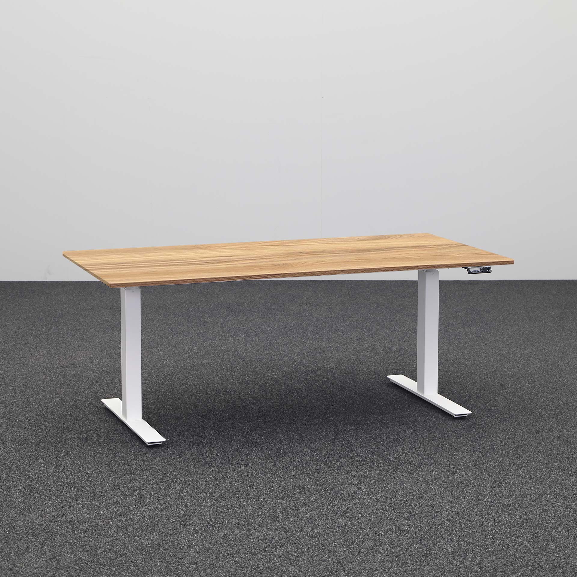 Rol Elevate height-adjustable desks (Oak, New, 160x80, White)