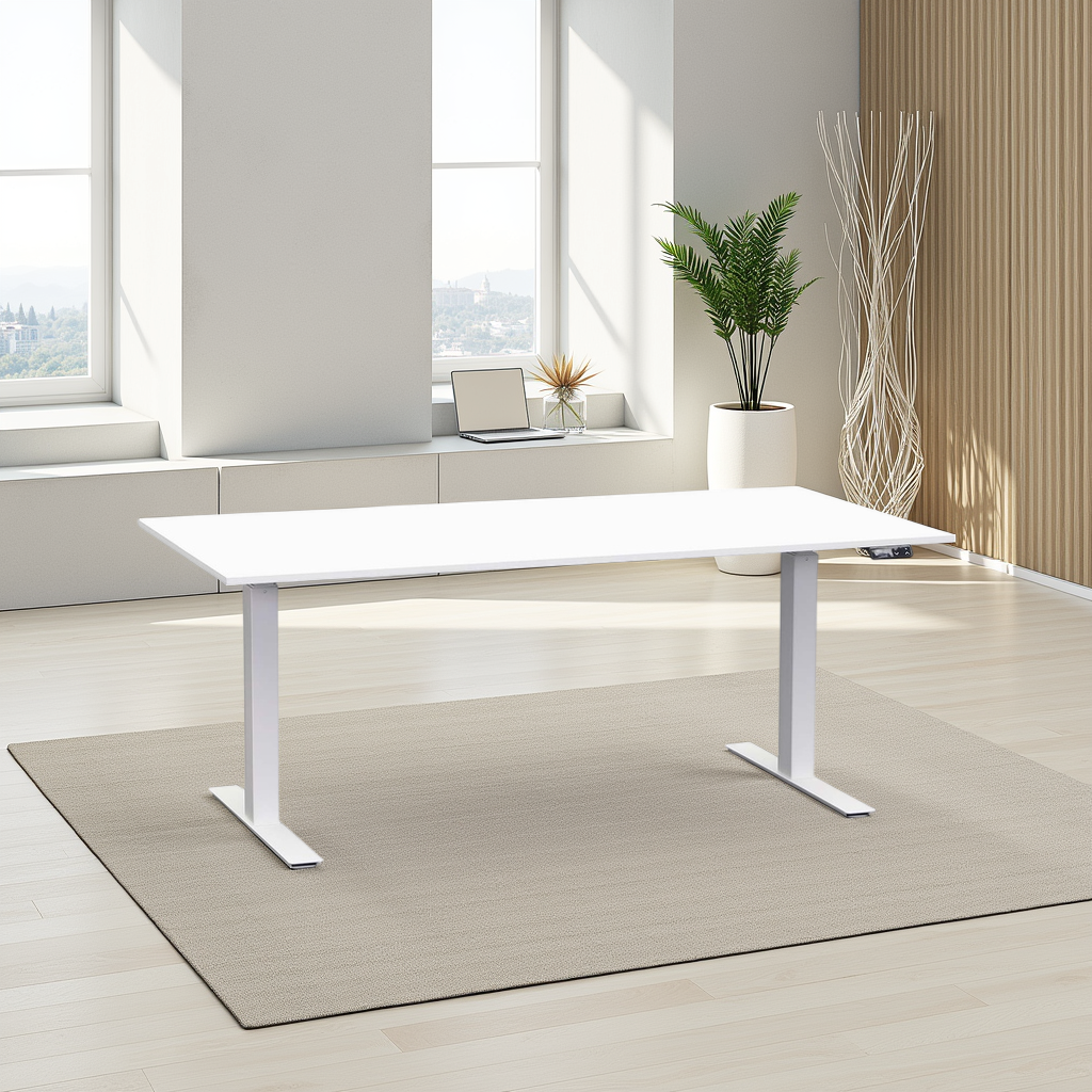Stehpult höhenverstellbar Rol Elevate (Weiss, Neu, 160x80, Weiss)