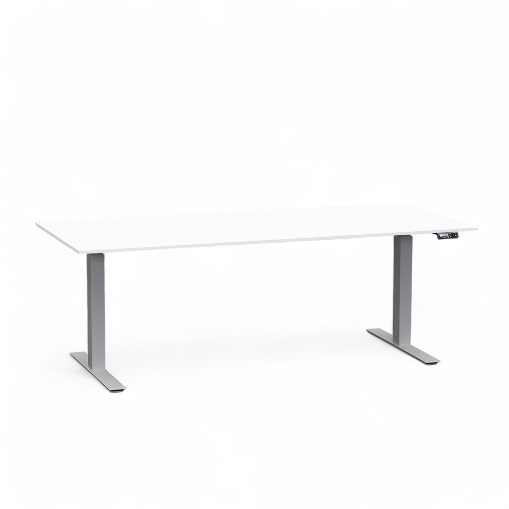 Stehpult höhenverstellbar Rol Elevate (Weiss, Neu, 180x80, Silbergrau)