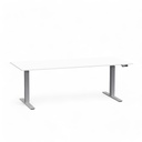 Stehpult höhenverstellbar Rol Elevate (Weiss, Neu, 180x80, Silbergrau)