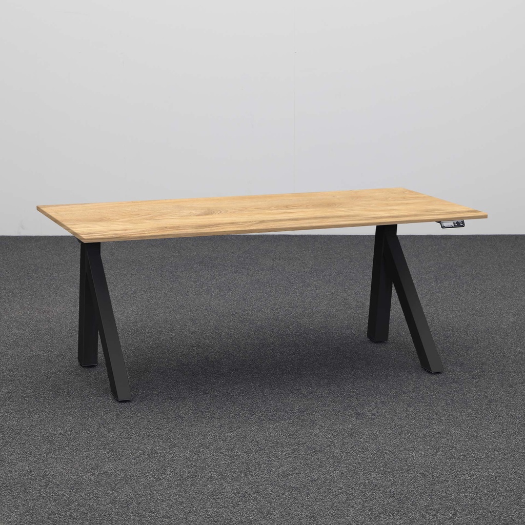 Stehpult höhenverstellbar Rol Split Dynamic (Eiche, Neu, 160x80, Schwarz)