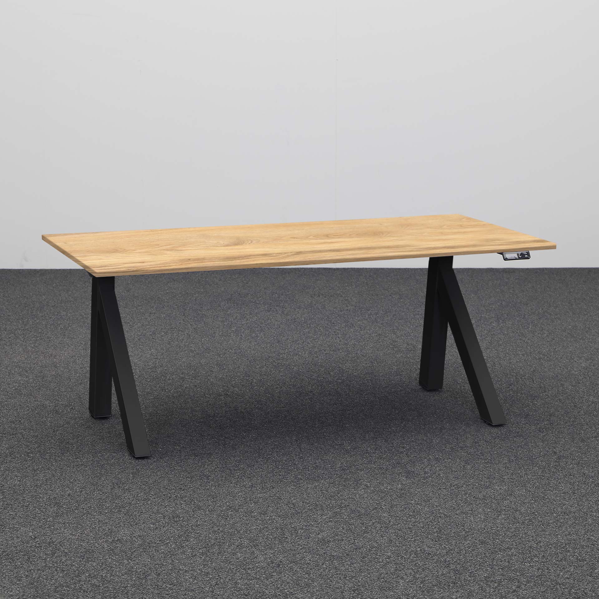 Stehpult höhenverstellbar Rol Split Dynamic (Eiche, Neu, 160x80, Schwarz)