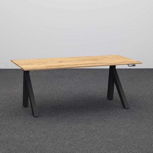 Stehpult höhenverstellbar Rol Split Dynamic (Eiche, Neu, 160x80, Schwarz)