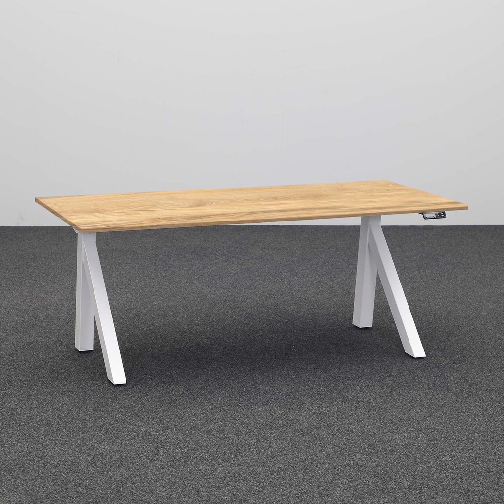 Stehpult höhenverstellbar Rol Split Dynamic (Eiche, Neu, 160x80, Weiss)
