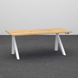 Stehpult höhenverstellbar Rol Split Dynamic (Eiche, Neu, 160x80, Weiss)