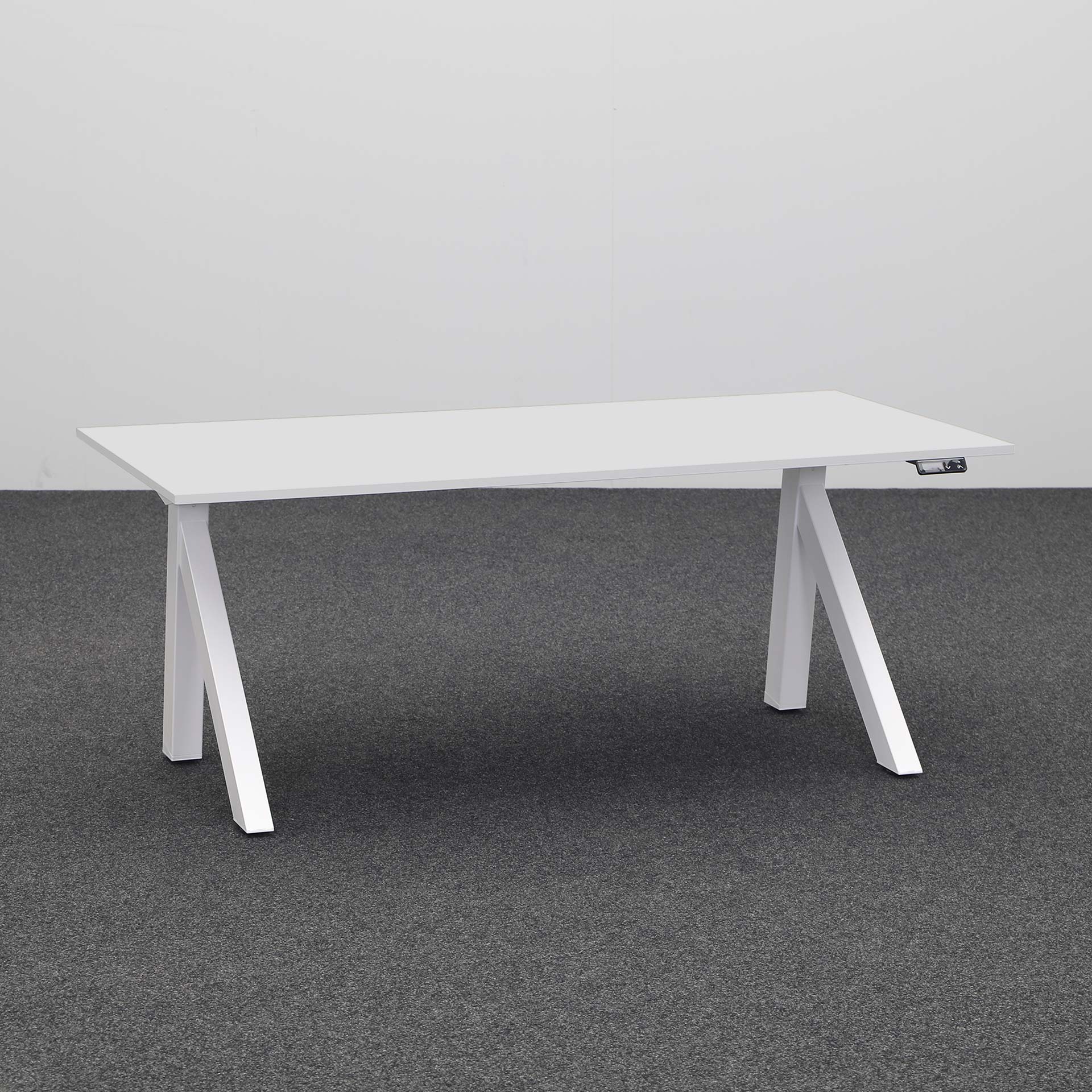 Stehpult höhenverstellbar Rol Split Dynamic (Grau, Neu, 160x80, Weiss)