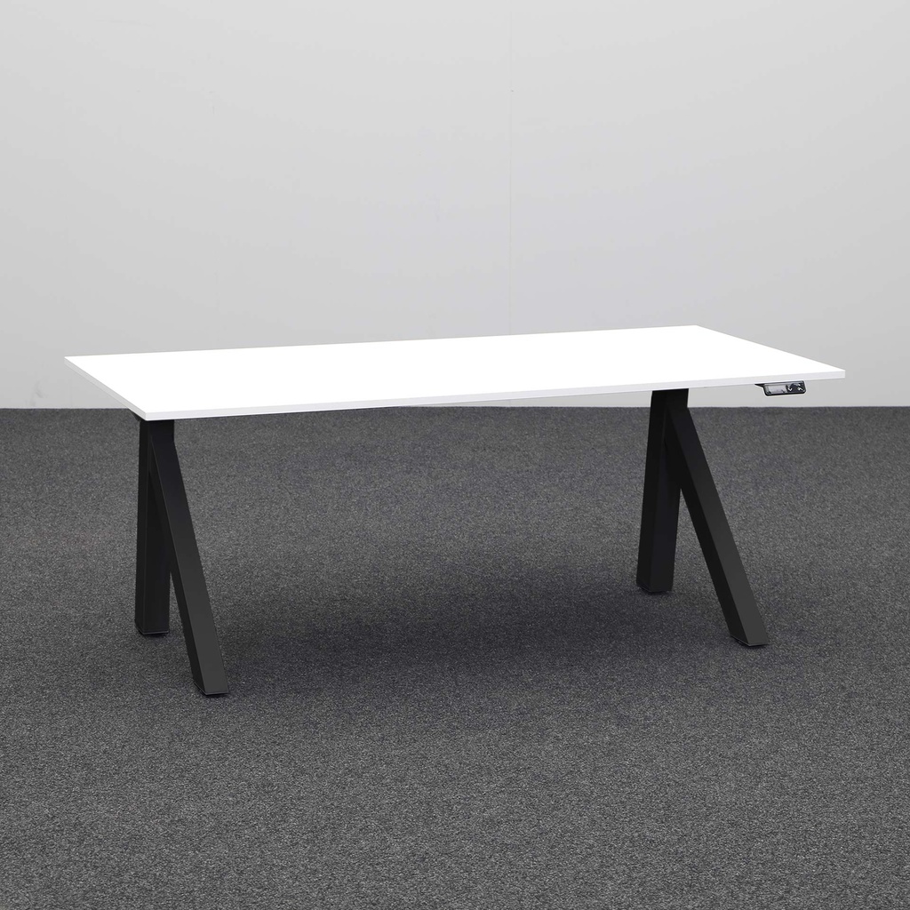 Stehpult höhenverstellbar Rol Split Dynamic (Weiss, Neu, 180x80, Schwarz)