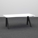 Stehpult höhenverstellbar Rol Split Dynamic (Weiss, Neu, 180x80, Schwarz)