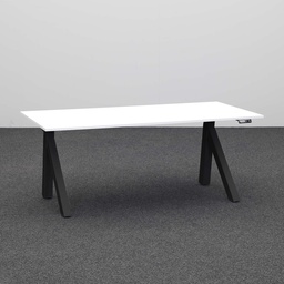 Stehpult höhenverstellbar Rol Split Dynamic (Weiss, Neu, 180x80, Schwarz)