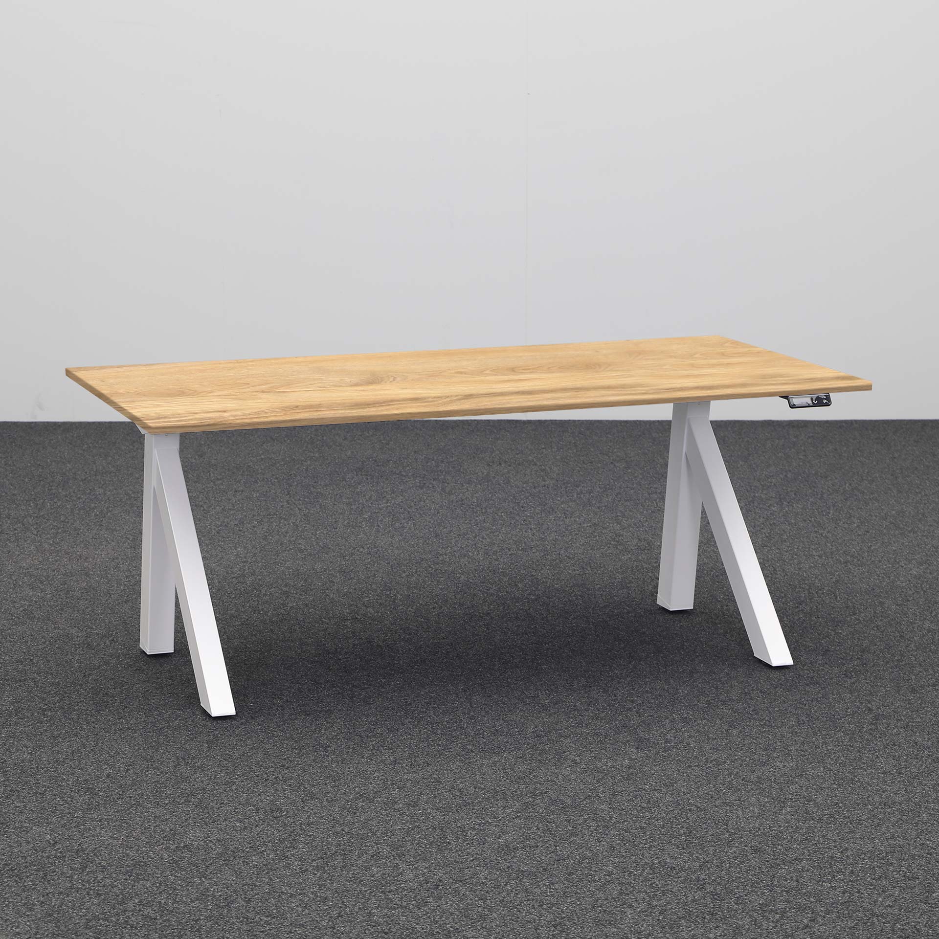 Stehpult höhenverstellbar Rol Split Dynamic (Eiche, Neu, 180x80, Weiss)