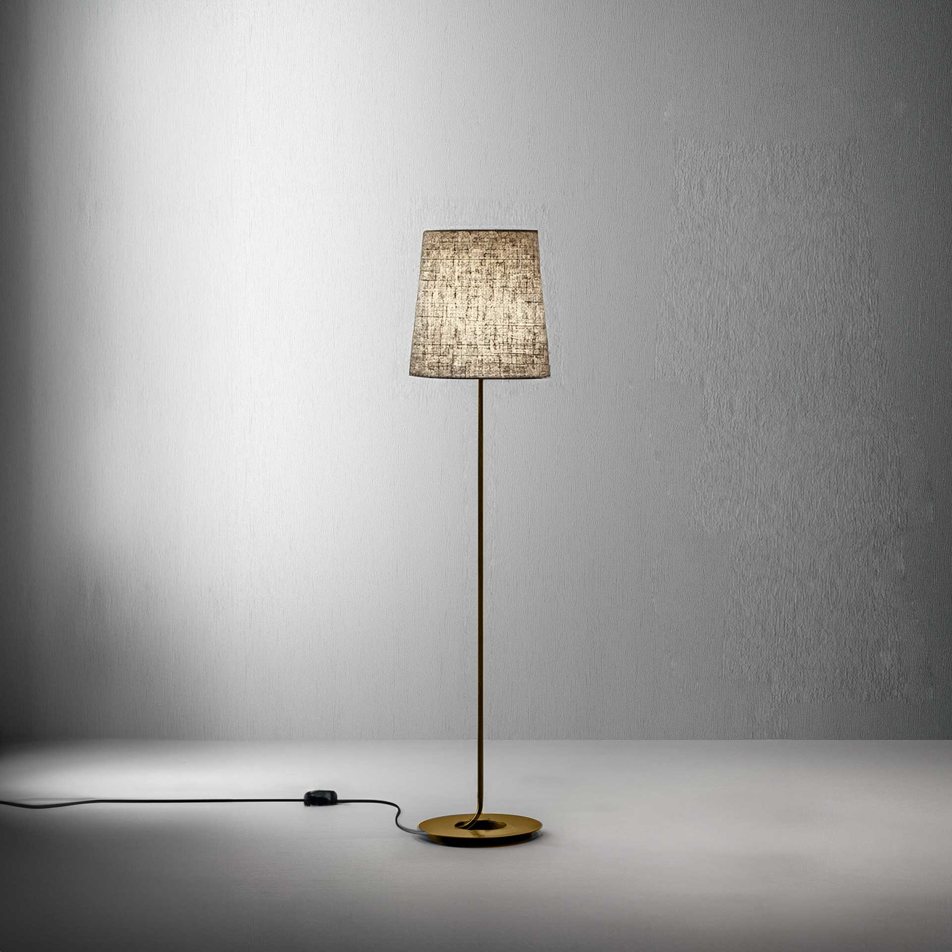 Stehlampen Quadrifoglio Grace Small (Crème, Neu, Gold)