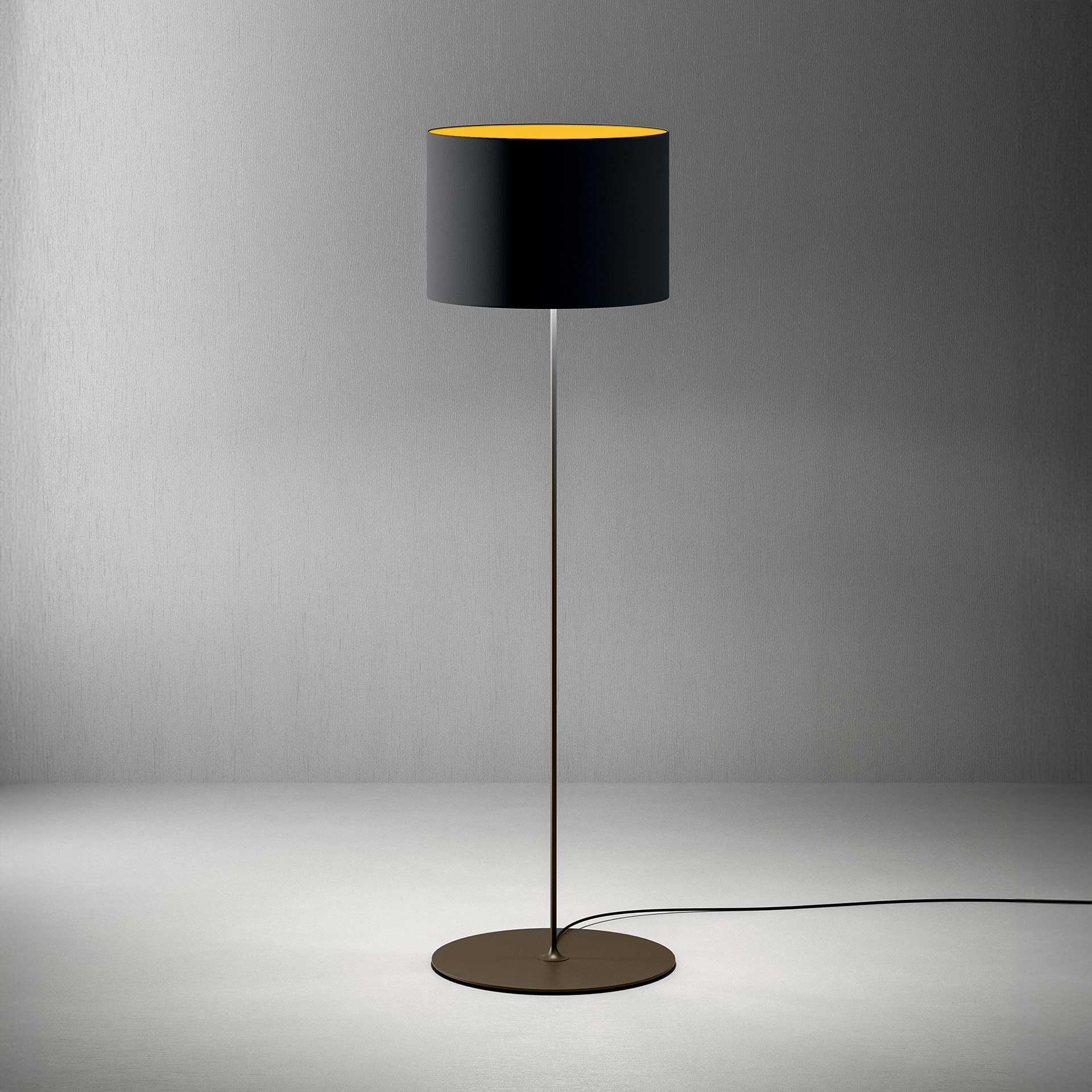 Stehlampen Quadrifoglio Half Moon (Gelb, Neu, Bronze)