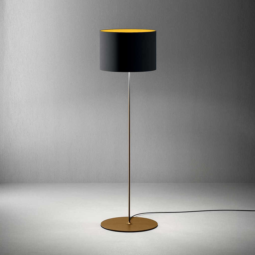 Stehlampen Quadrifoglio Half Moon (Gelb, Neu, Gold)