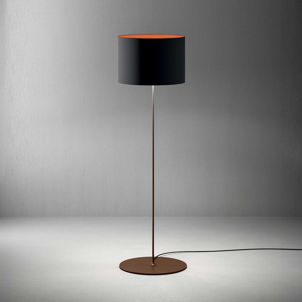 Stehlampen Quadrifoglio Half Moon (Orange, Neu, Corten)