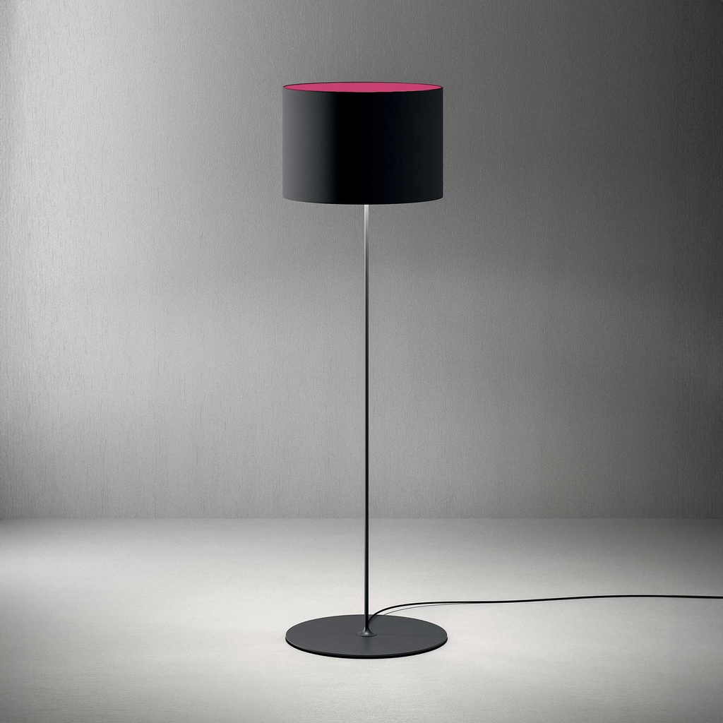 Stehlampen Quadrifoglio Half Moon (Fuchsia, Neu, Schwarz)