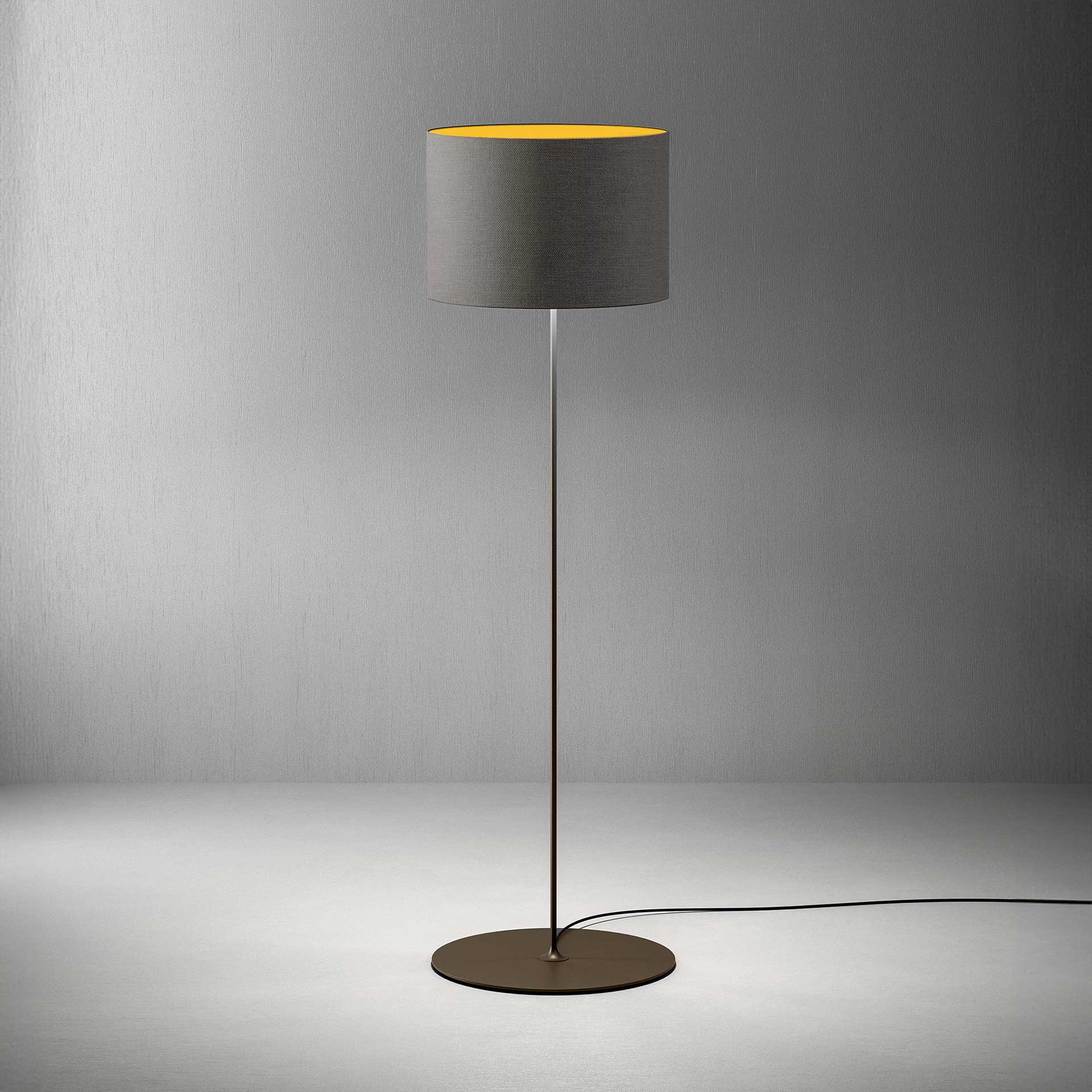 Stehlampen Quadrifoglio Half Moon (Gelb, Neu, Bronze)