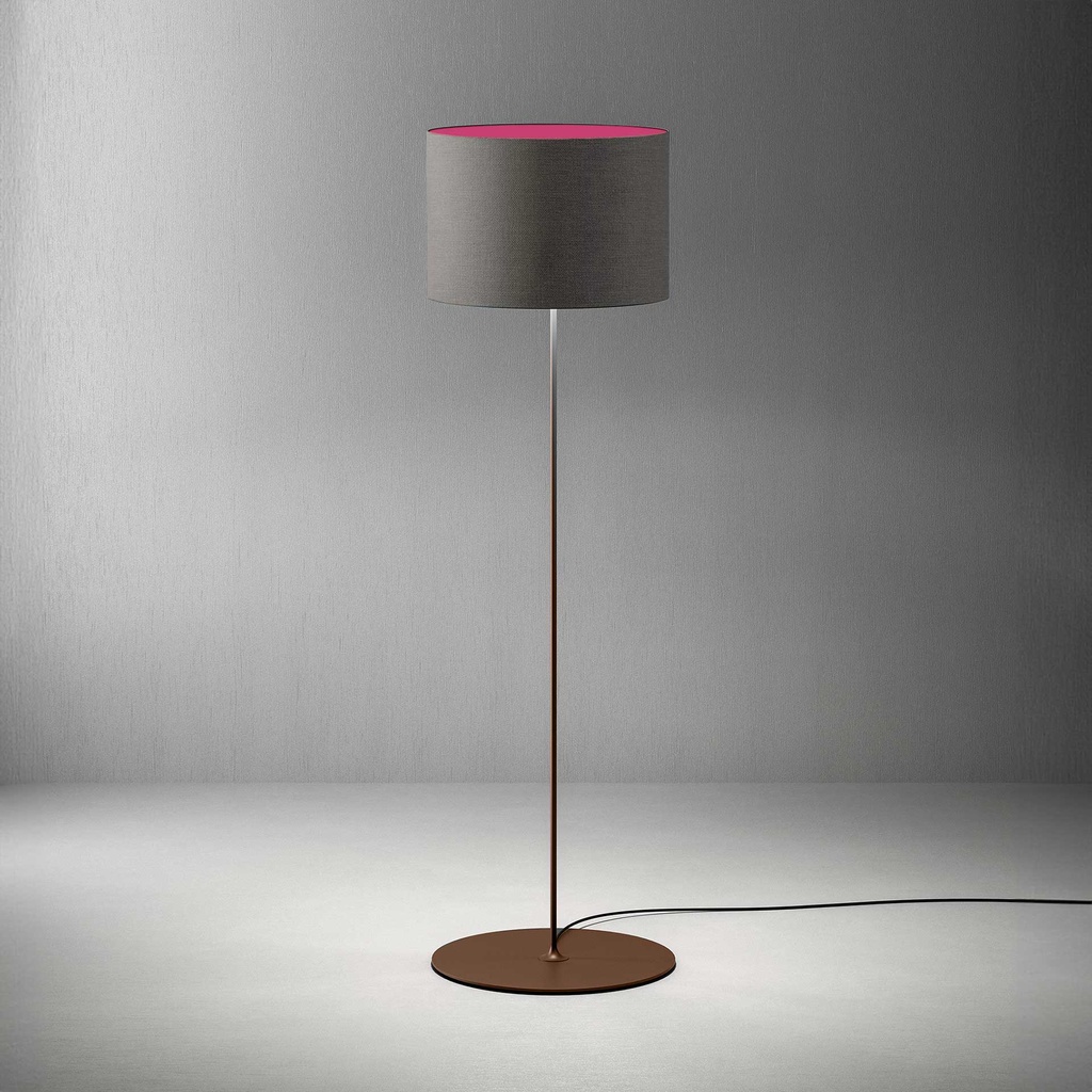 Stehlampen Quadrifoglio Half Moon (Fuchsia, Neu, Corten)