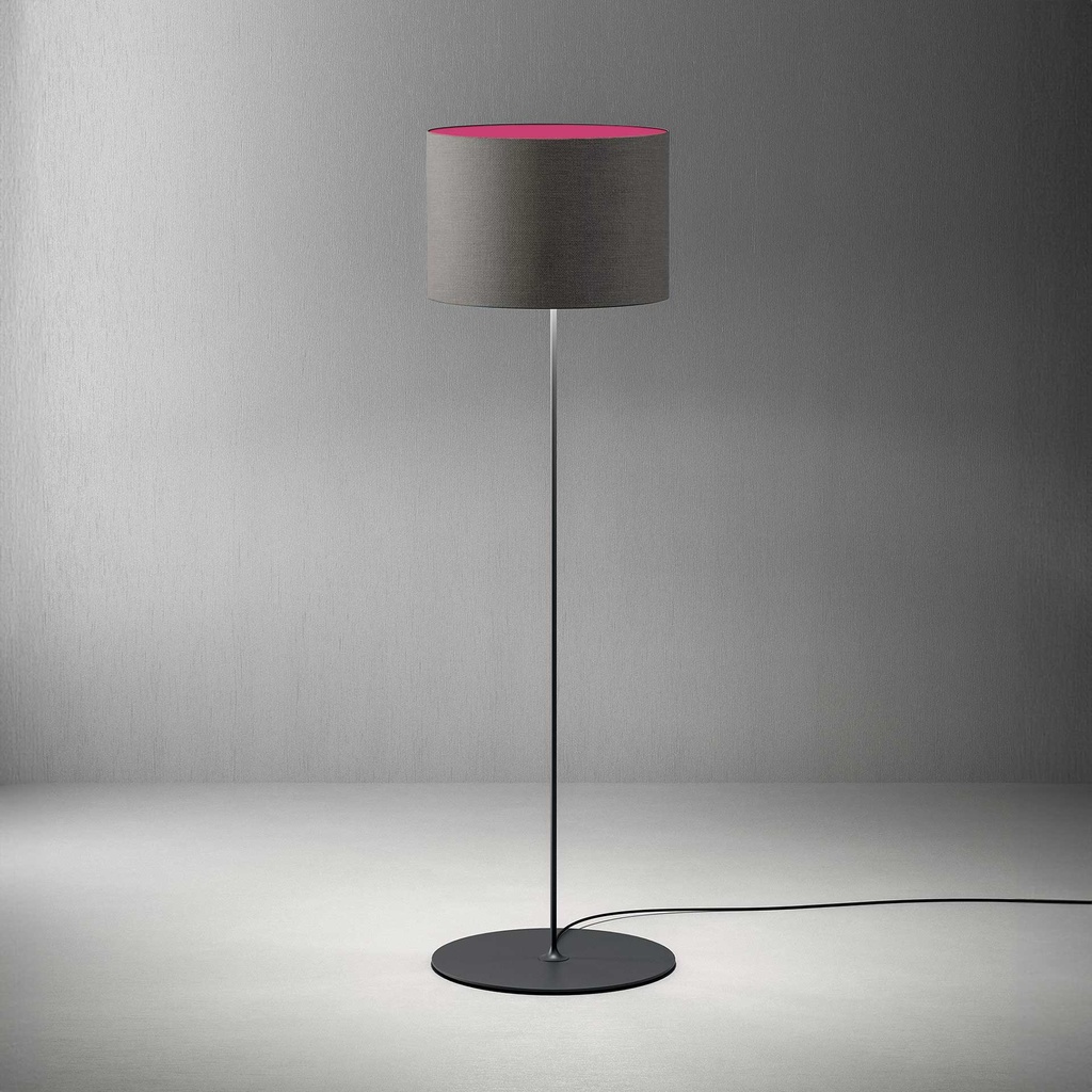 Stehlampen Quadrifoglio Half Moon (Fuchsia, Neu, Schwarz)