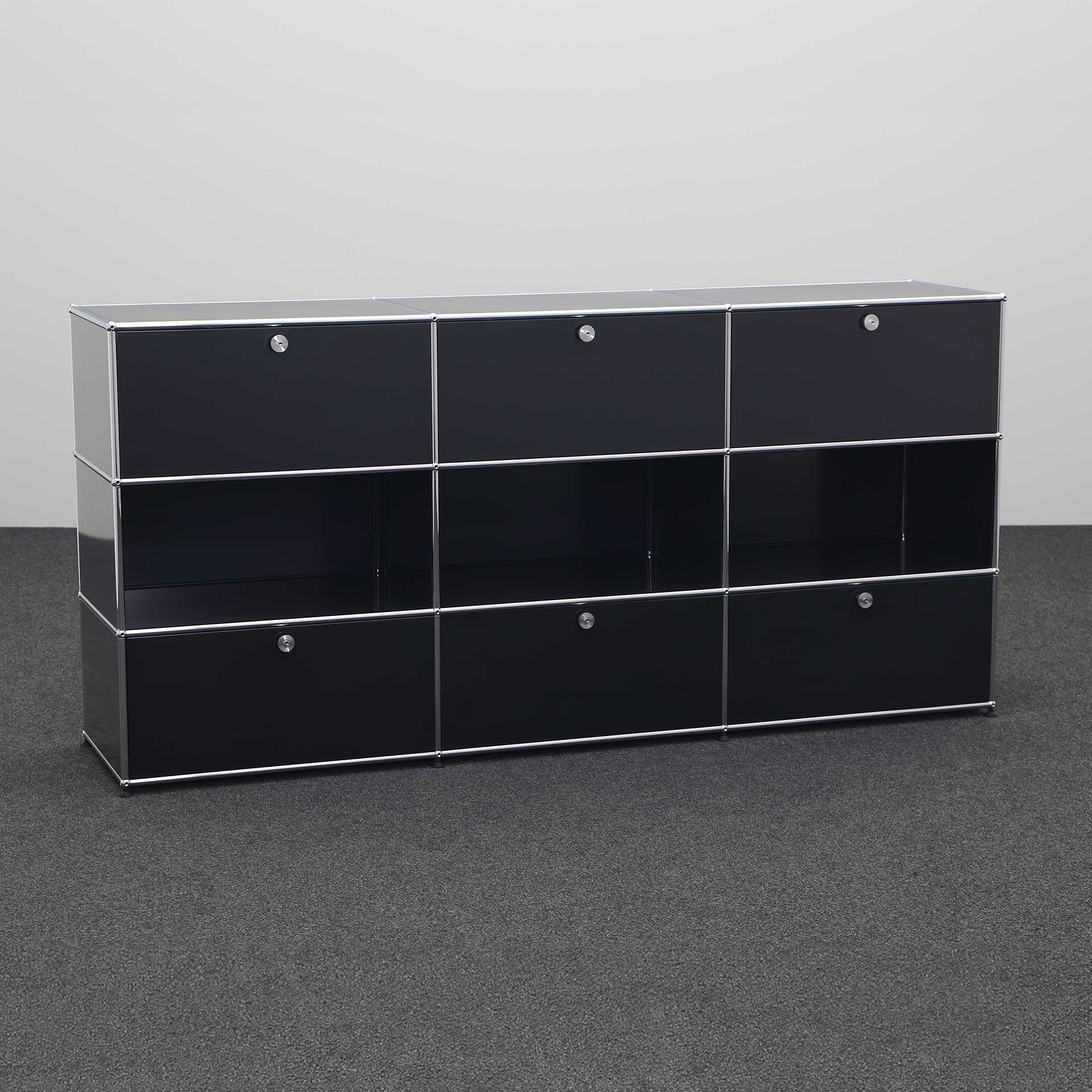 Modulschränke USM Haller (Normal Gebraucht, Mit Schlüssel)