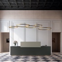 Deckenlampen Quadrifoglio Planet (Gold, Neu, 110x110)