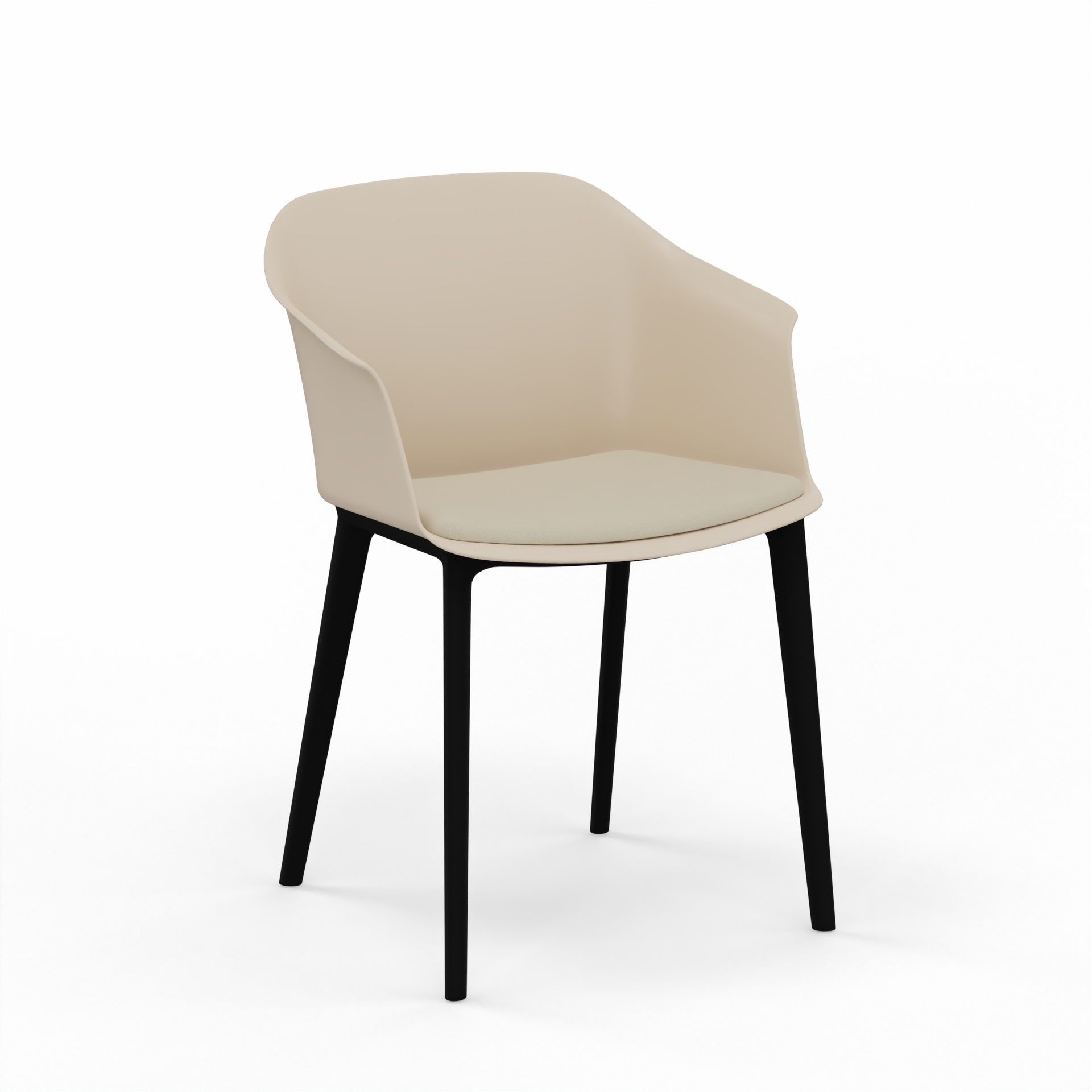 Bistrostühle Nowy Styl Inta Frame mit Sitzkissen (Beige, Neu)