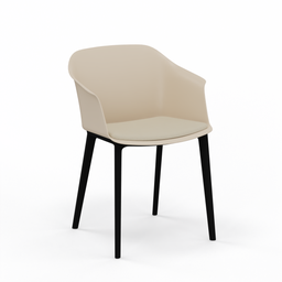 Bistrostühle Nowy Styl Inta Frame mit Sitzkissen (Neu, Beige)