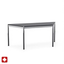 Beistelltisch USM Haller (Schwarz, Normal gebraucht, 175x65)