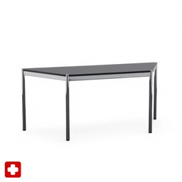 Beistelltisch USM Haller (Schwarz, Normal gebraucht, 175x65)