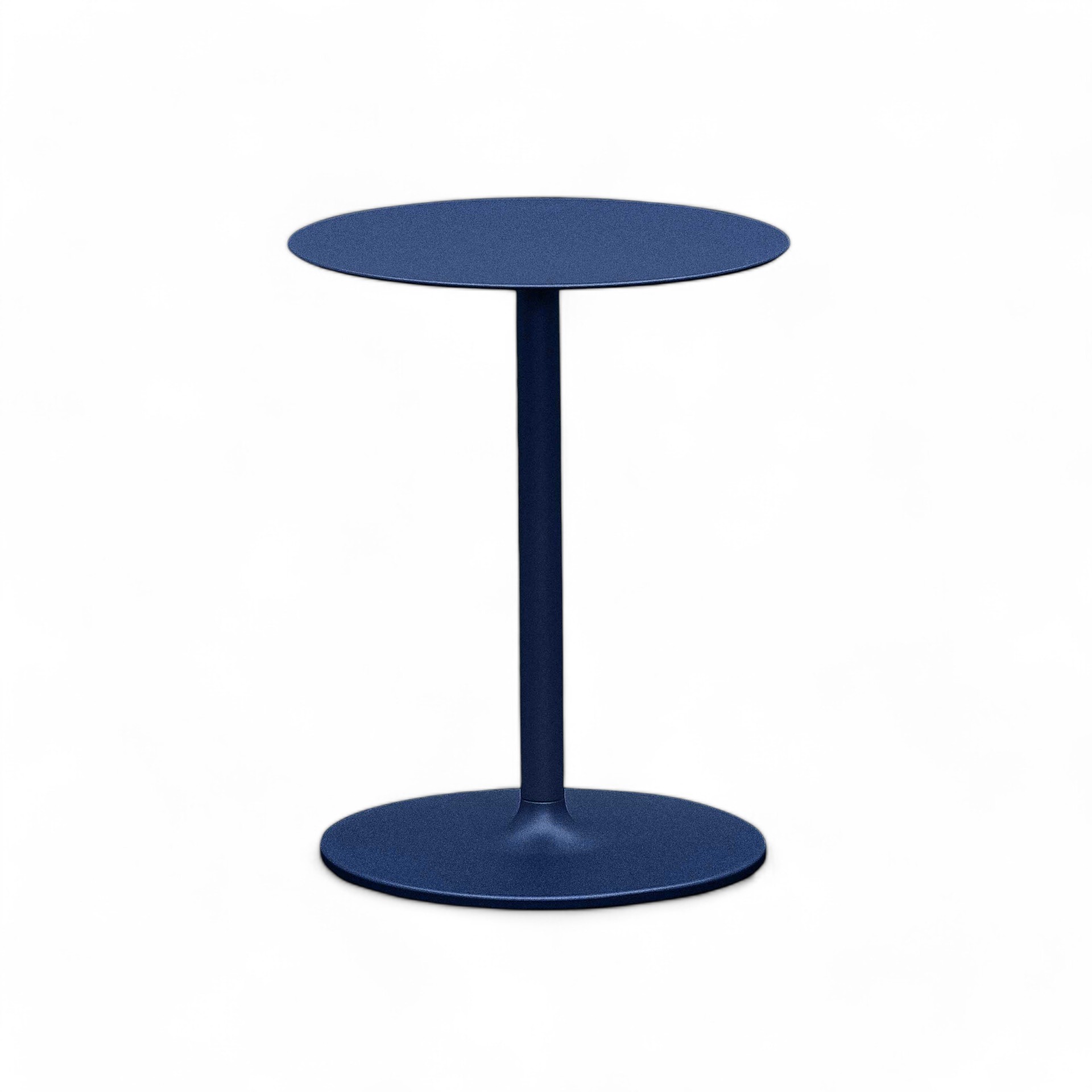 Couchtisch Tradingzone Stilo 40x40 cm, Blau, Rund, Neu - Perfekt für Sofa und Lounge