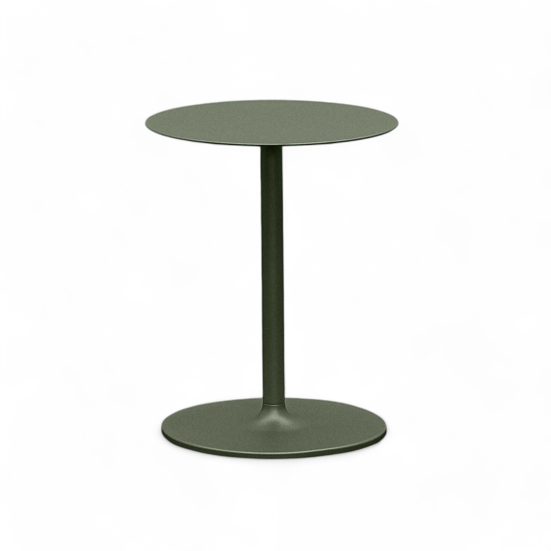 Image of Couchtisch Tradingzone Stilo 40x40 cm, Dunkelgrün, Rund, Neu - Perfekt für Sofa und Lounge