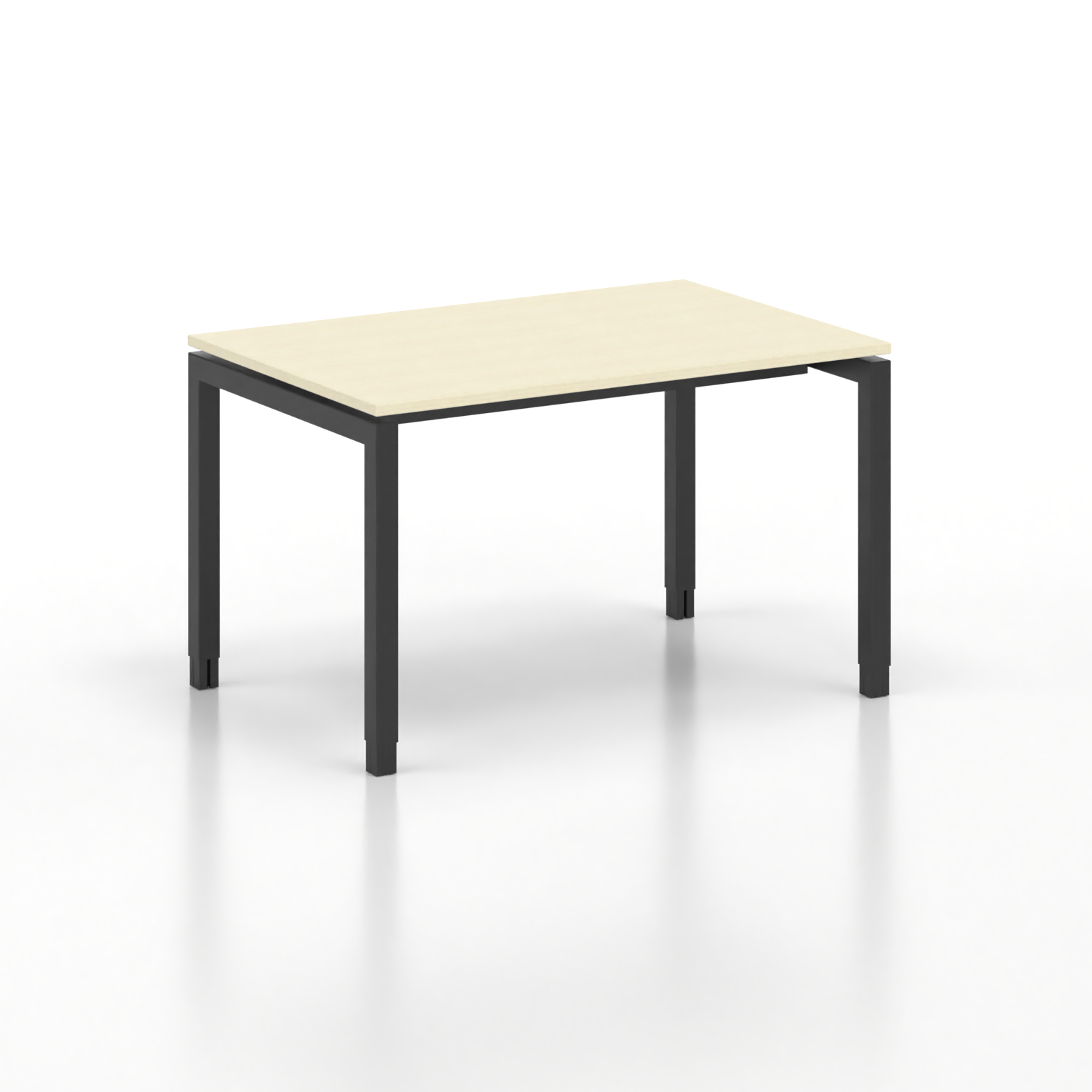 Image of Ergonomischer Schreibtisch Tradingzone GO Swiss 120x80 cm, Ahorn/Schwarz, Neu, Tisch - ideal fürs Homeoffice oder Büro