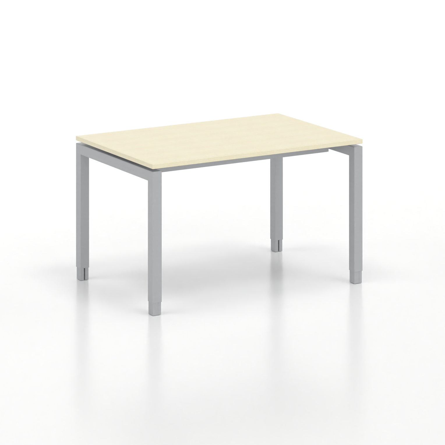 Image of Ergonomischer Schreibtisch Tradingzone GO Swiss 120x80 cm, Ahorn/Silbergrau, Neu, Tisch - ideal fürs Homeoffice oder Büro