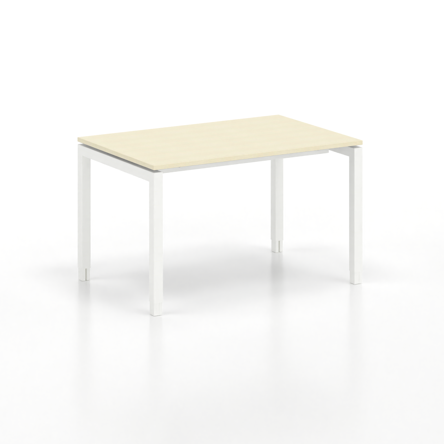 Image of Ergonomischer Schreibtisch Tradingzone GO Swiss 120x80 cm, Ahorn/Weiss, Neu, Tisch - ideal fürs Homeoffice oder Büro