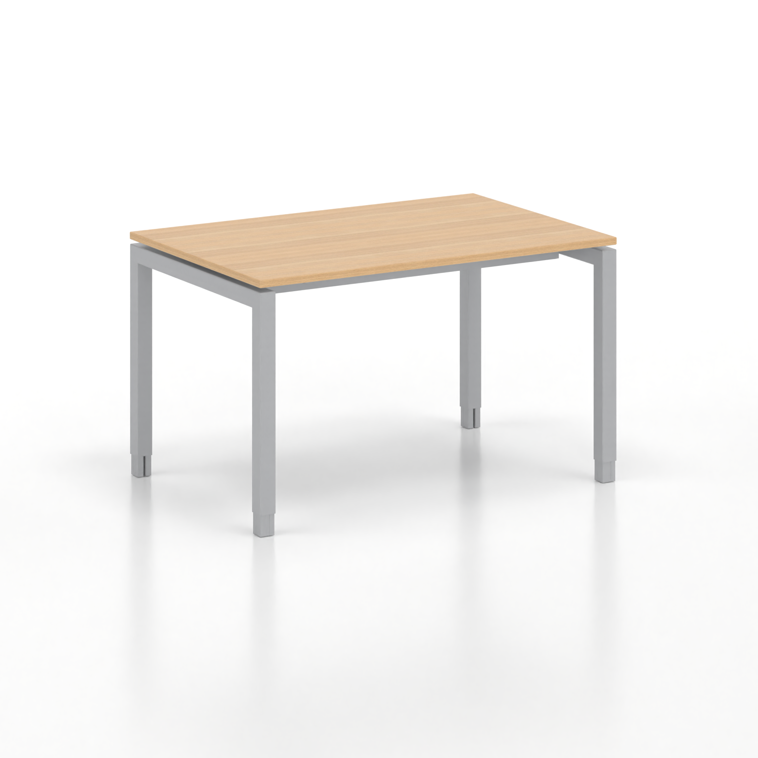 Image of Ergonomischer Schreibtisch Tradingzone GO Swiss 120x80 cm, Eiche/Silbergrau, Neu, Tisch - ideal fürs Homeoffice oder Büro