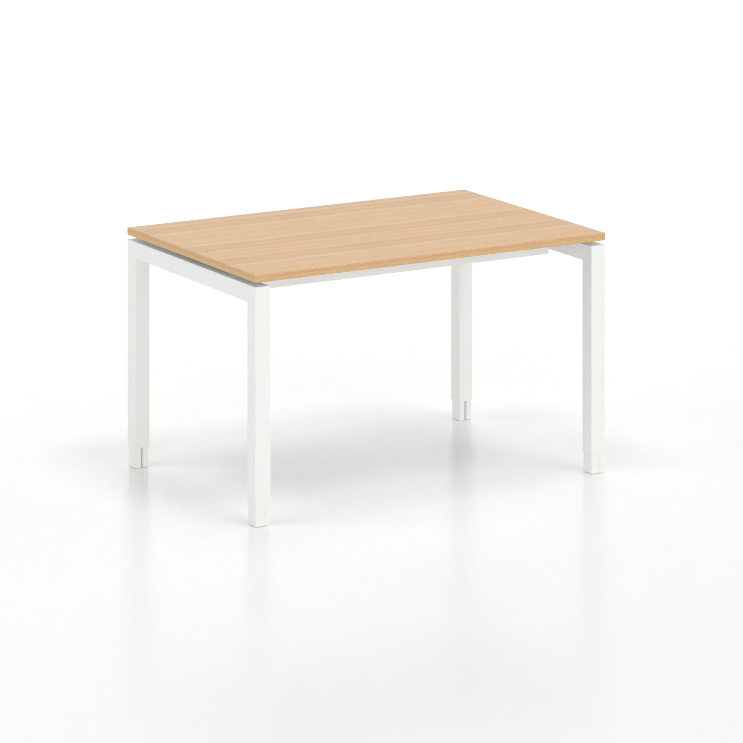 Image of Ergonomischer Schreibtisch Tradingzone GO Swiss 120x80 cm, Eiche/Weiss, Neu, Tisch - ideal fürs Homeoffice oder Büro