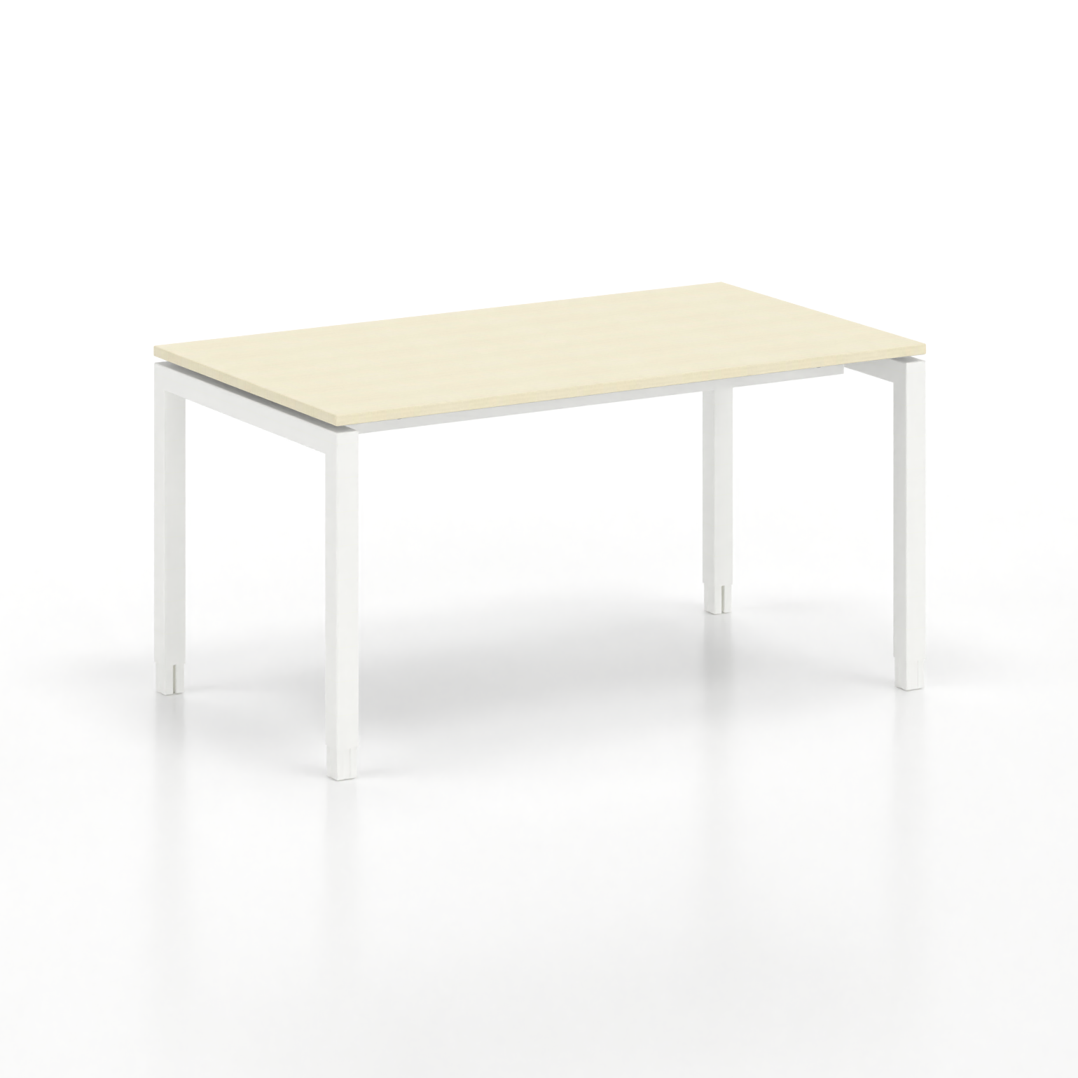 Image of Ergonomischer Schreibtisch Tradingzone GO Swiss 140x80 cm, Ahorn/Weiss, Neu, Tisch - ideal fürs Homeoffice oder Büro