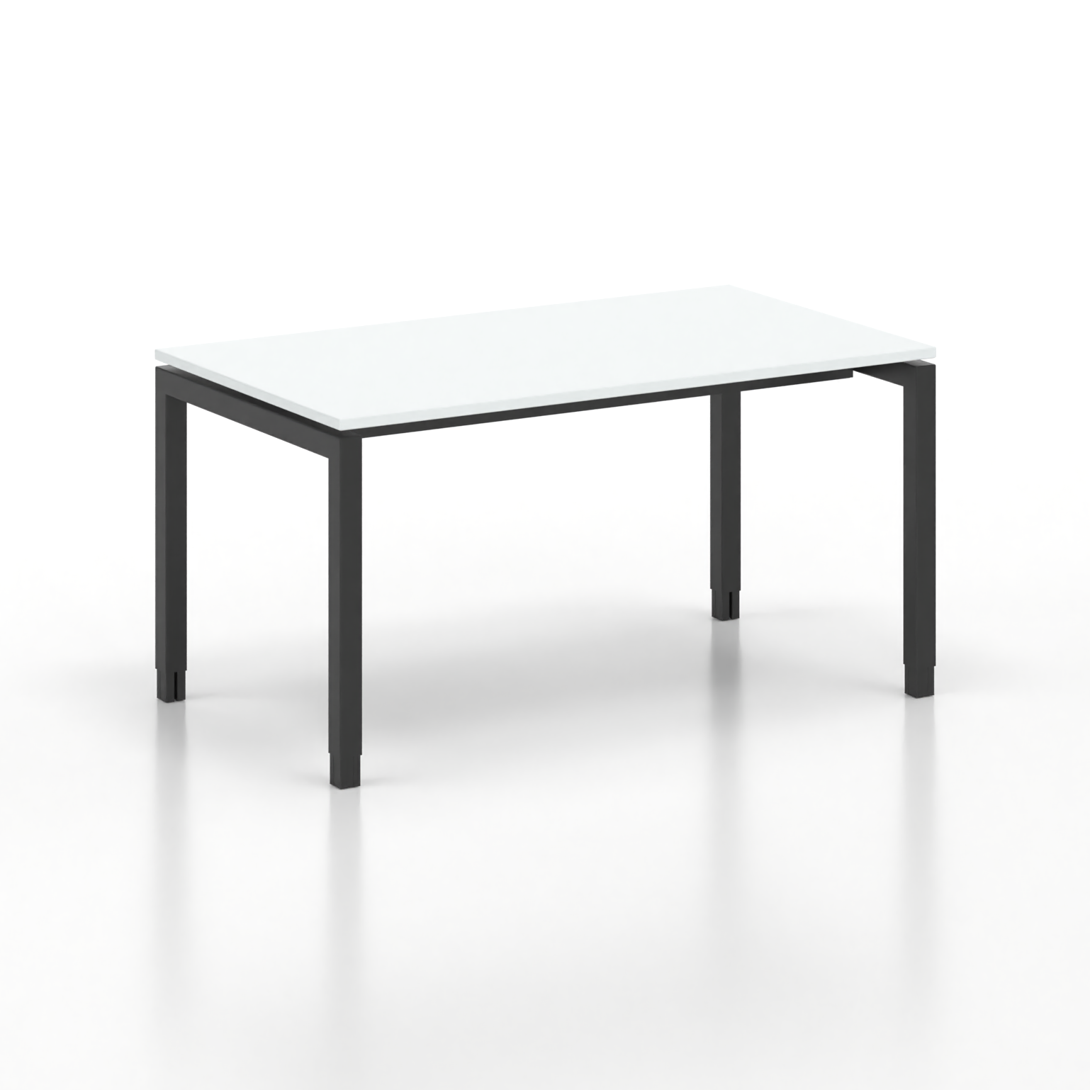 Image of Ergonomischer Schreibtisch Tradingzone GO Swiss 140x80 cm, Weissgrau/Schwarz, Neu, Tisch - ideal fürs Homeoffice oder Büro