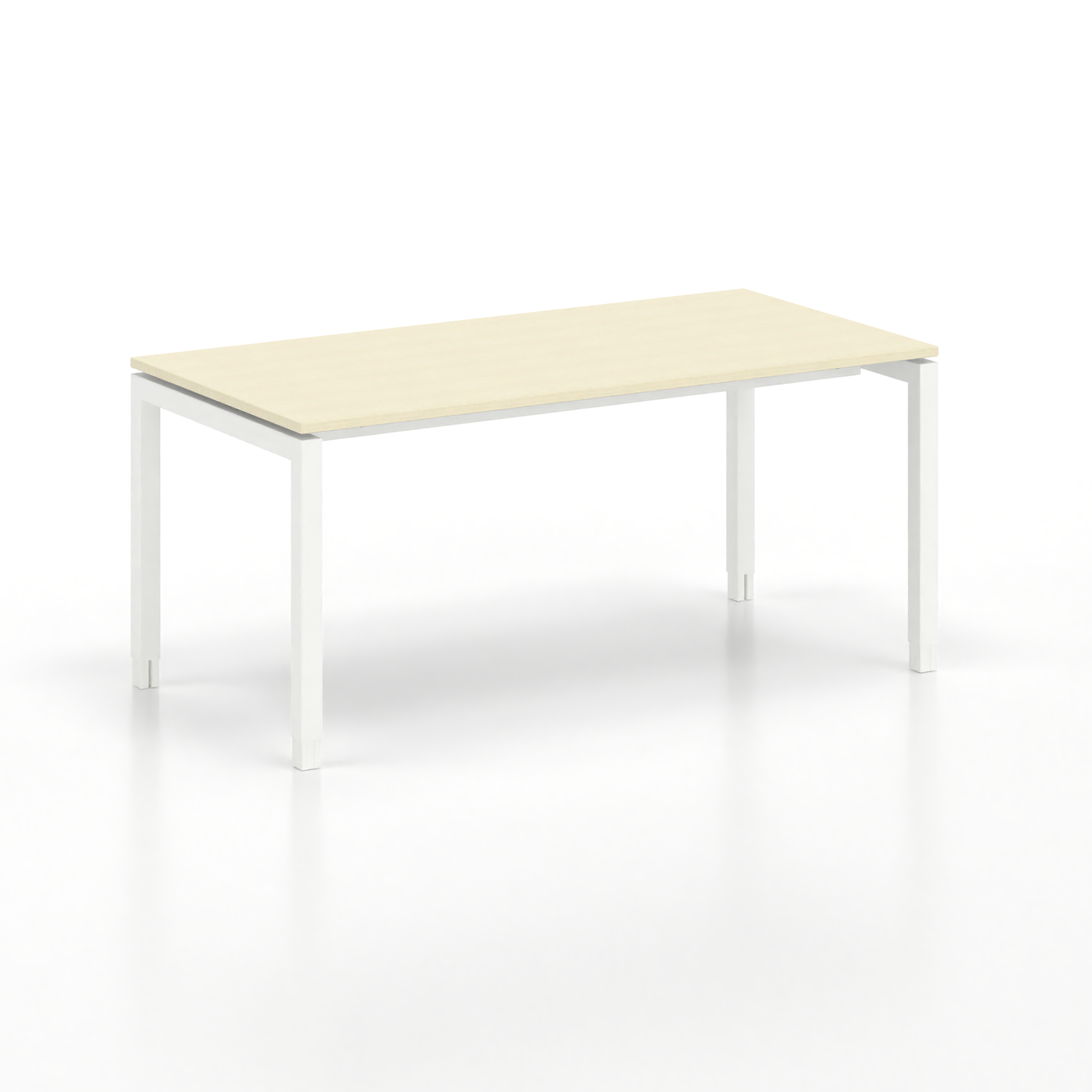 Image of Ergonomischer Schreibtisch Tradingzone GO Swiss 160x80 cm, Ahorn/Weiss, Neu, Tisch - ideal fürs Homeoffice oder Büro