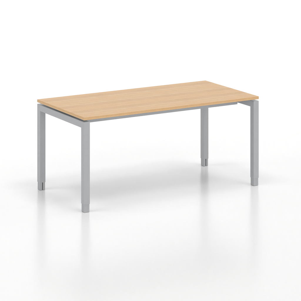 Schreibtisch Tradingzone GO Swiss (Neu, 160x80, Eiche, Silbergrau)