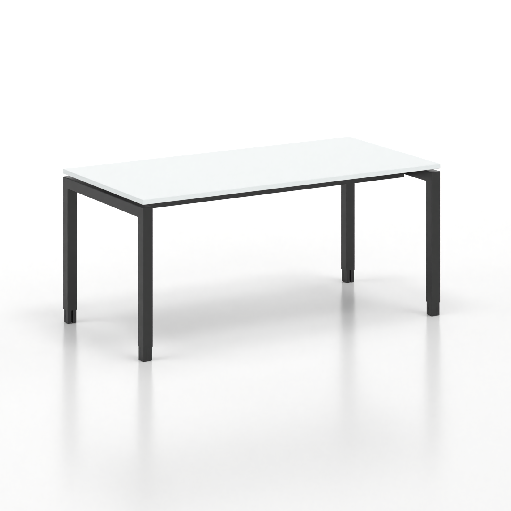 Image of Ergonomischer Schreibtisch Tradingzone GO Swiss 160x80 cm, Weissgrau/Schwarz, Neu, Tisch - ideal fürs Homeoffice oder Büro