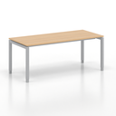 Schreibtisch Tradingzone GO Swiss (Neu, 180x80, Eiche, Silbergrau)