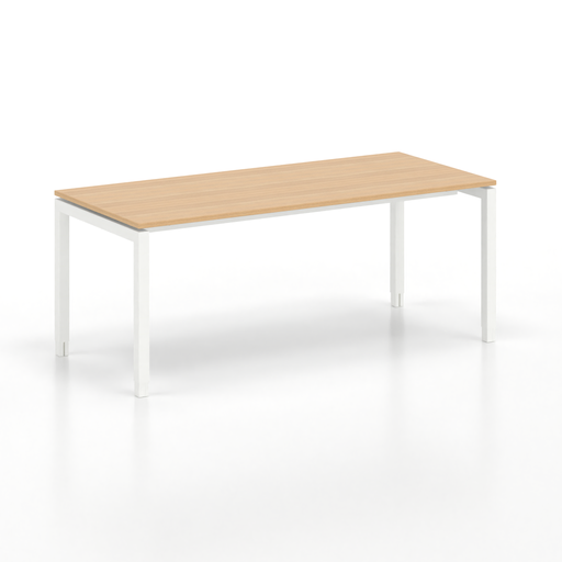 Schreibtisch Tradingzone GO Swiss (Neu, 180x80, Eiche, Weiss)