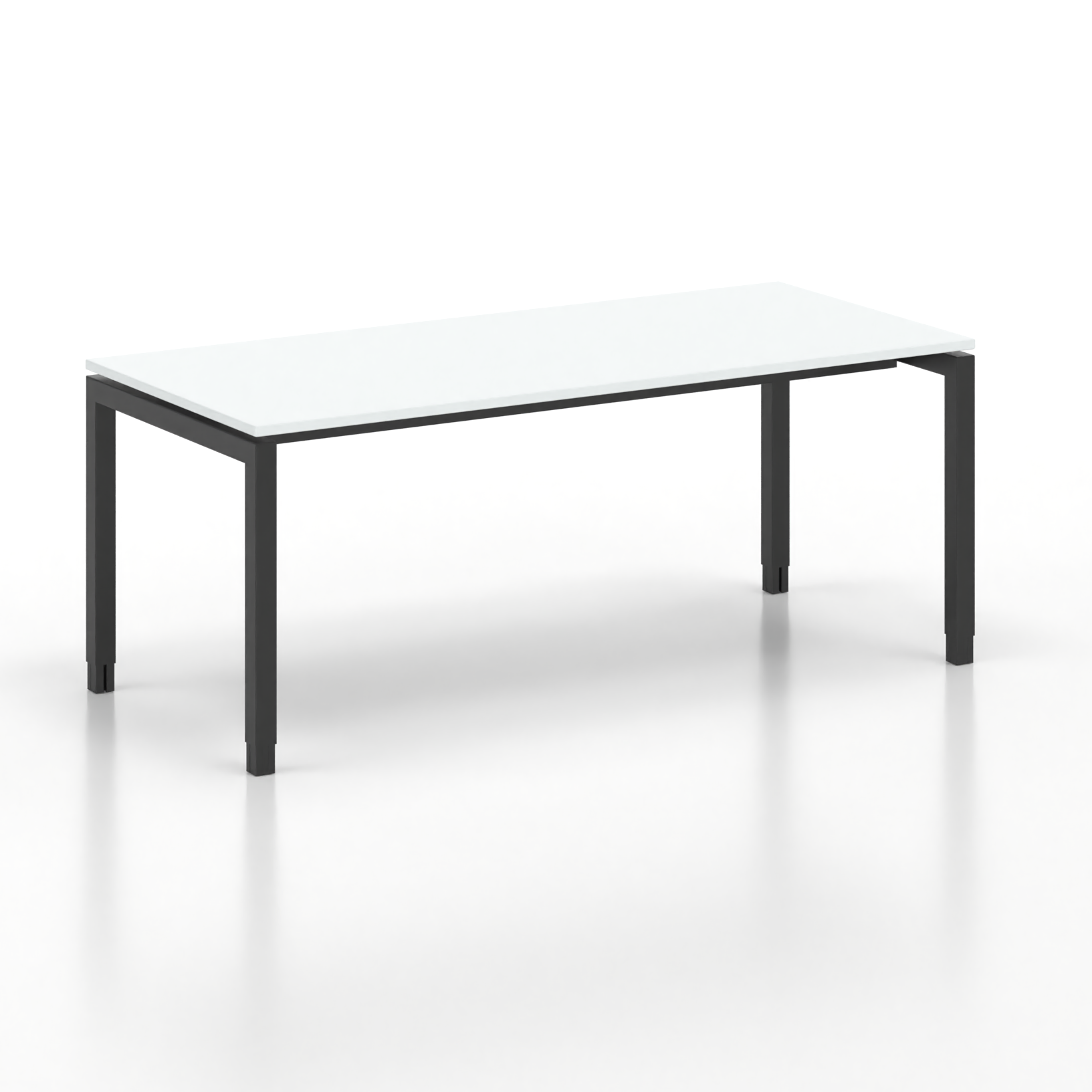 Image of Ergonomischer Schreibtisch Tradingzone GO Swiss 180x80 cm, Weissgrau/Schwarz, Neu, Tisch - ideal fürs Homeoffice oder Büro