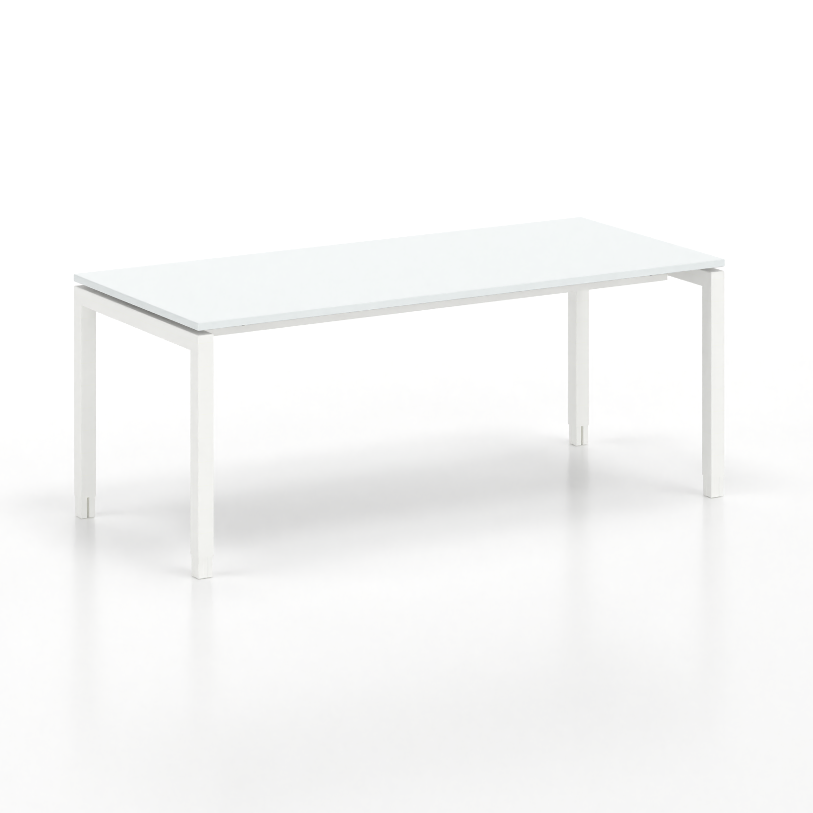 Image of Ergonomischer Schreibtisch Tradingzone GO Swiss 180x80 cm, Weissgrau/Weiss, Neu, Tisch - ideal fürs Homeoffice oder Büro