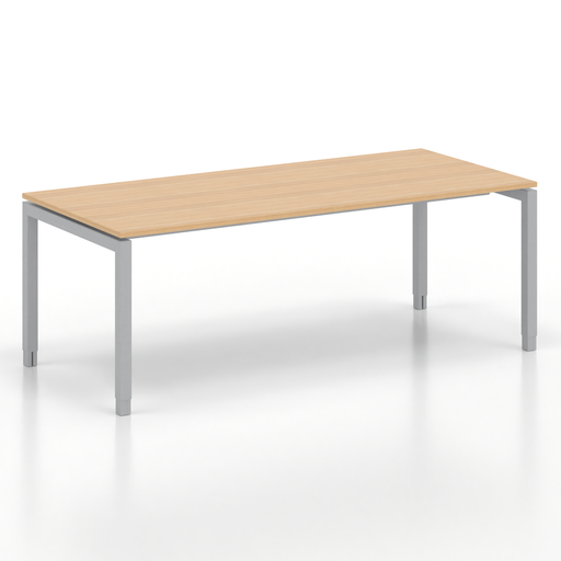 Schreibtisch Tradingzone GO Swiss (Neu, 200x90, Eiche, Silbergrau)