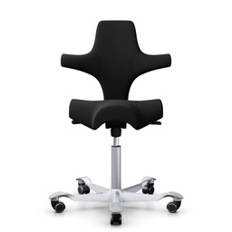 Ergonomischer Bürostuhl HAG Capisco 8106  (Schwarz, Neu, Silbergrau)