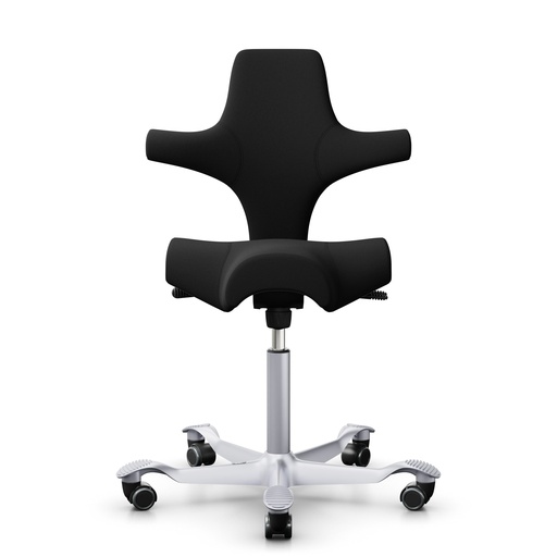 Ergonomischer Bürostuhl HAG Capisco 8106  (Schwarz, Neu, Silbergrau)