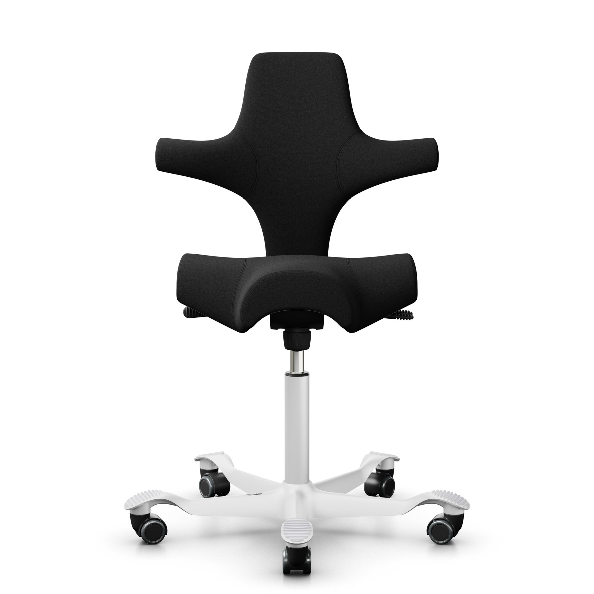 Ergonomischer Bürostuhl HAG Capisco 8106  (Schwarz, Neu, Weiss)