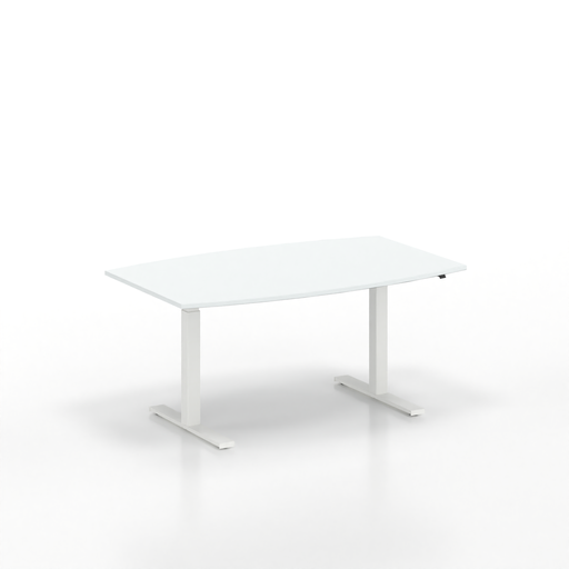 Steh-Besprechungstisch Tradingzone GO Swiss (Neu, 160x100, Weissgrau, Weiss)