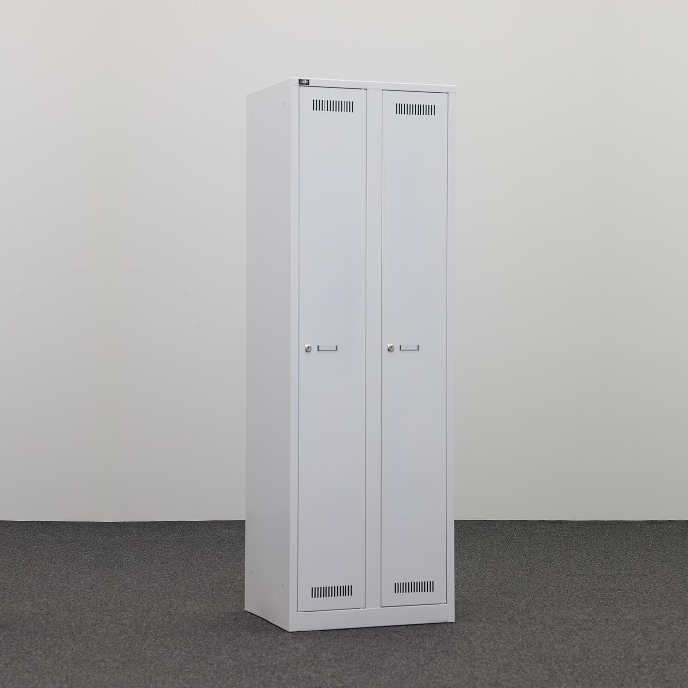 Armoires vestiaires Bisley Light (Nouveau, 2 portes, Avec clé)